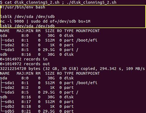 cloning ubuntu with dd not working